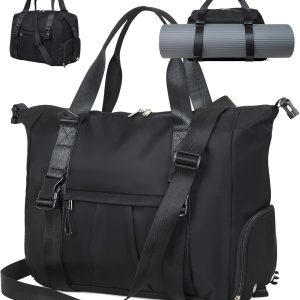Gym Bag with Yoga Mat Holders