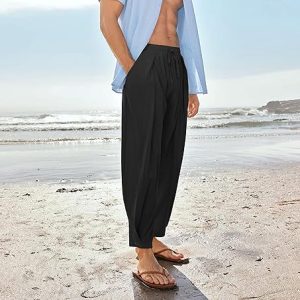Linen Yoga Pants